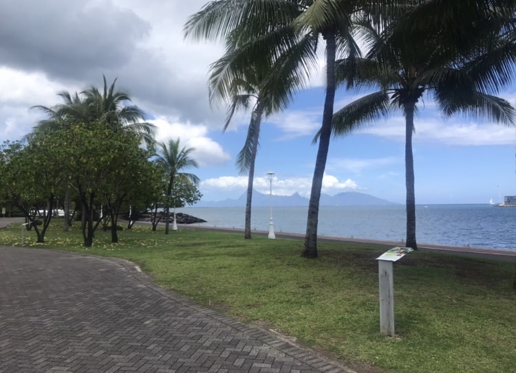 waterfront in Papeete, Tahiti
