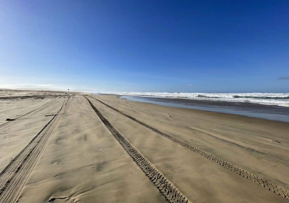 Driving at Oceano Dunes, Pismo Beach