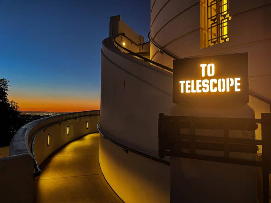 Griffith Observatory at sunrise