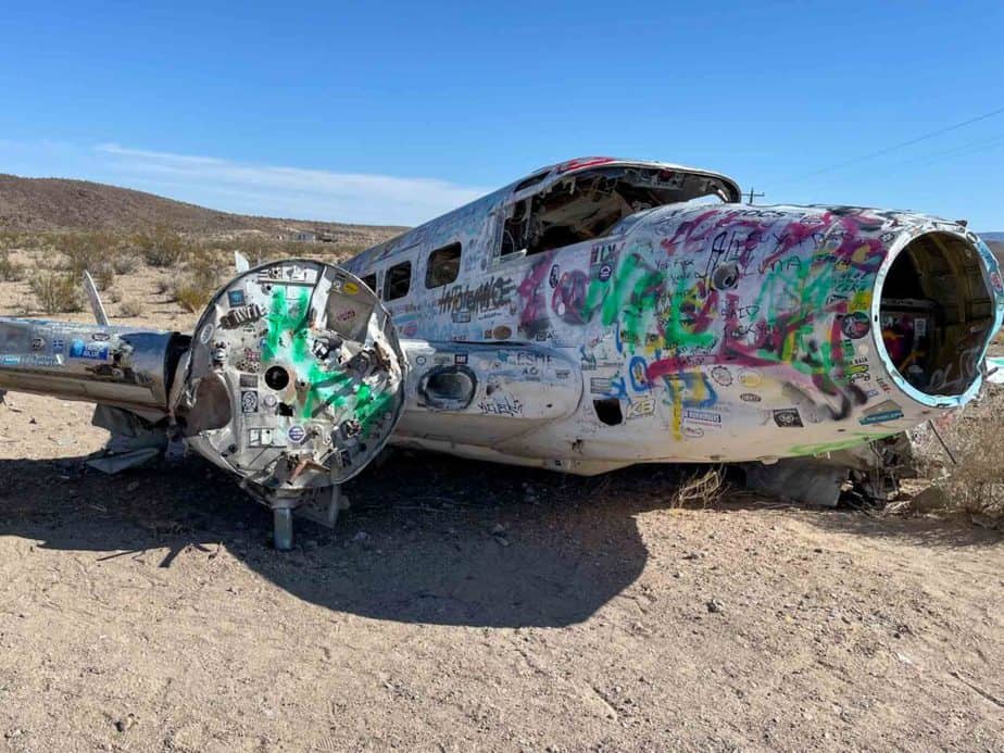 Angels Ladies abandoned plane in Beatty, Nevada