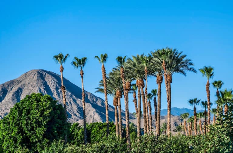 San Jacinto Mountains of Palm Springs California.