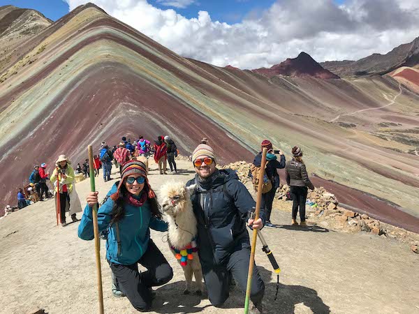 How to travel with a full job to destinations like rainbow mountain in peru