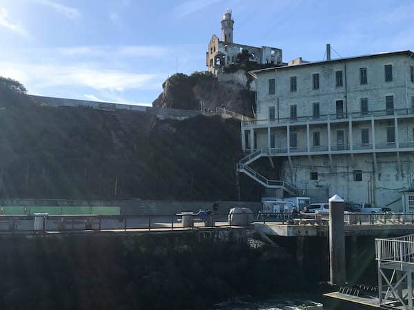 the port at Alcatraz island