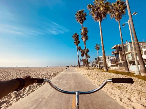 one of the top things to do in california in october is ride your bike along the strand to venice beach