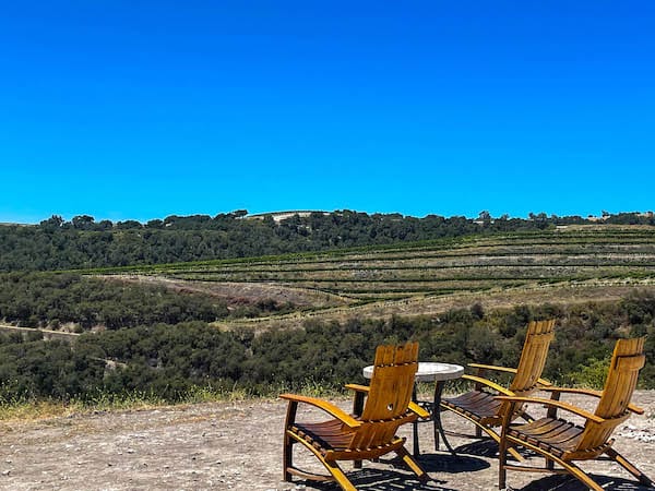 jaw dropping views of vineyards in paso robles