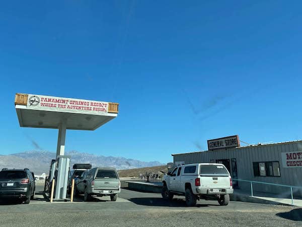 Panamint springs gas station