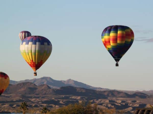 hot air balloon flight in Arizona