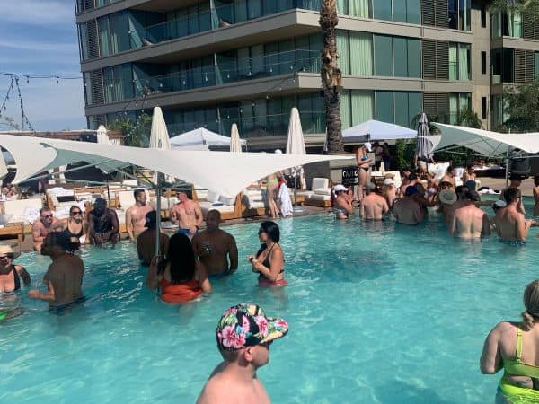 The pool at the W Scottsdale