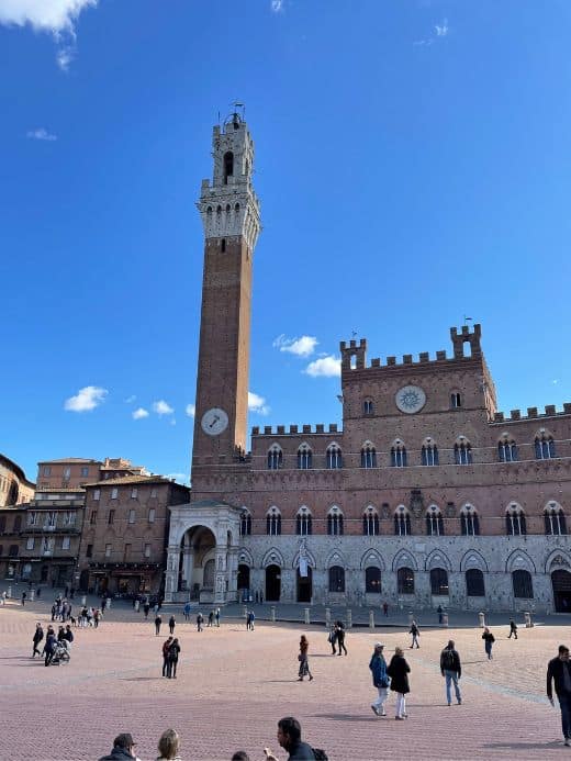 Piazza del Campo in Siena, Tuscany