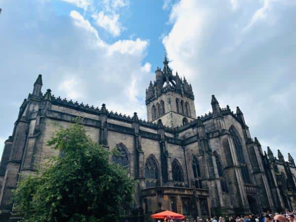 the stunning architecture with a gothic aesthetic in Edinburgh